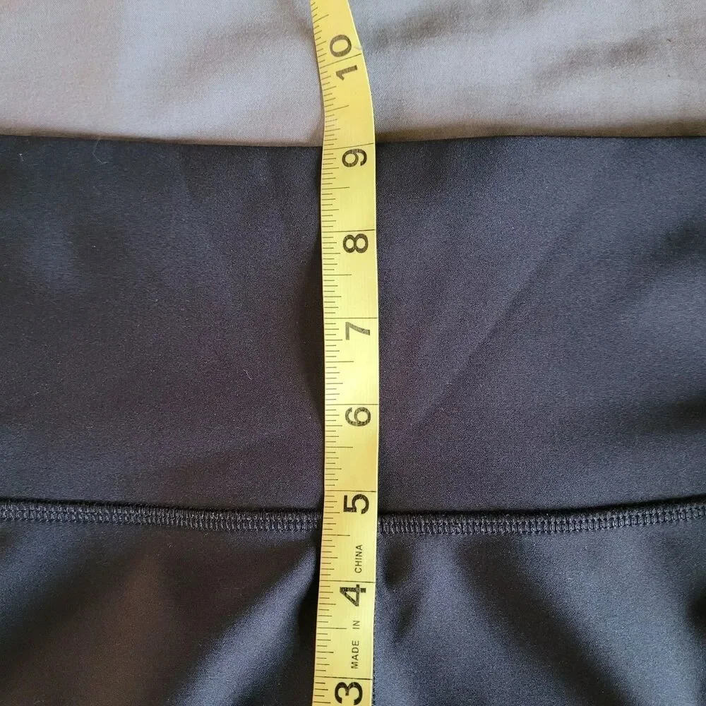 ALO Yoga 7/8 High Waist Airlift Black Leggings Size Medium Pull On Performance
